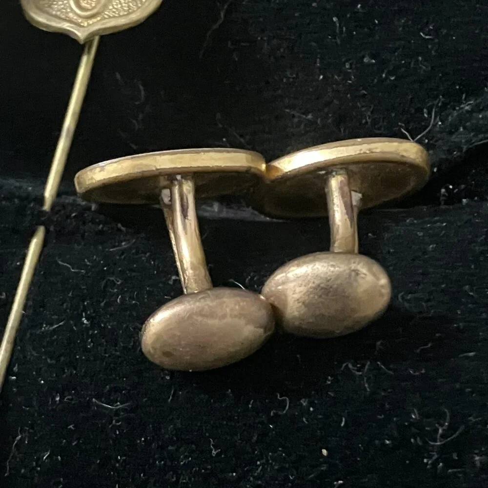 Antique & Vintage Masonic Shriner Jewelry Lot Cufflinks Stick Pin 32 Odd Fellows